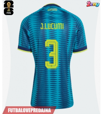 Lacne Ženy Futbalové dres Kolumbia Jhon Lucumi #3 MS 2026 Krátky Rukáv - Preč